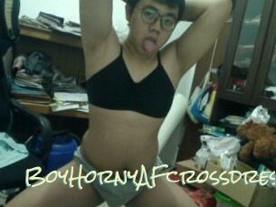 BoyHornyAFcrossdress