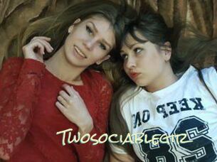 Twosociablegir Porn Monkey Cash